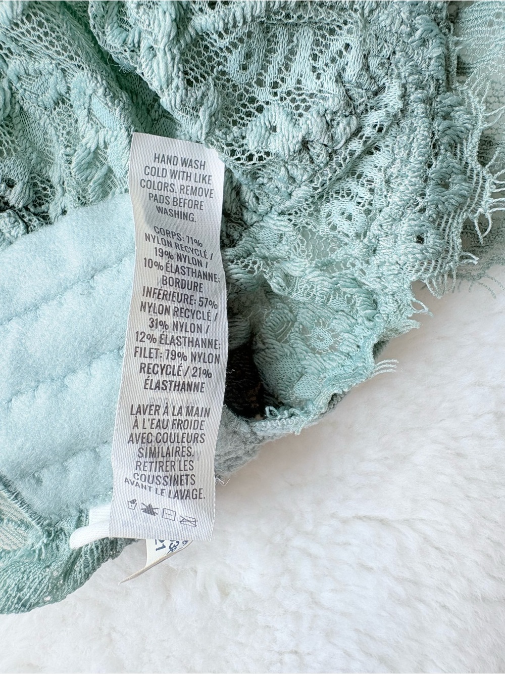 Aerie Lace Bralette in Mint Green, M - Picture 9 of 9